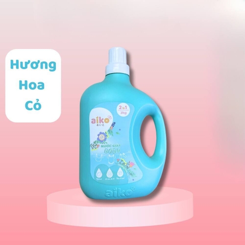 Nước giặt xả baby Aiko 3000ml