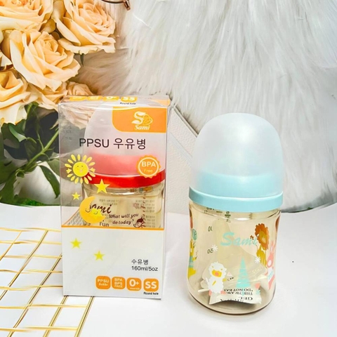 Bình sữa Sami cổ rộng PPSU
