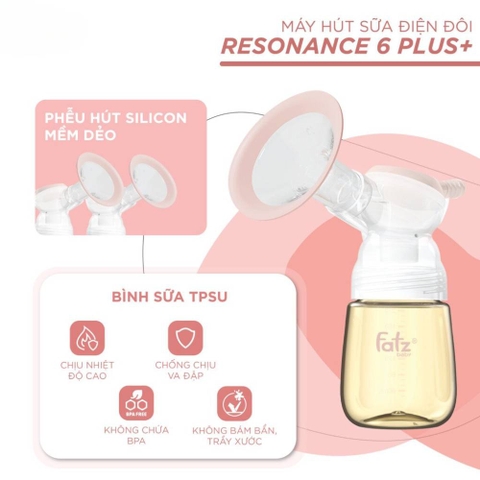 Máy hút sữa điện đôi Fatz Baby Resonance 6 Plus FB1103VN