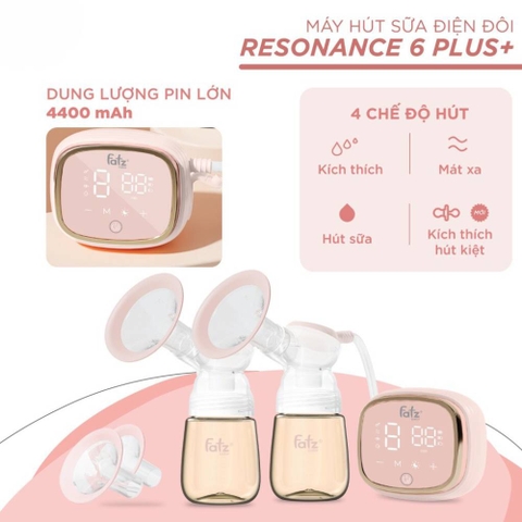 Máy hút sữa điện đôi Fatz Baby Resonance 6 Plus FB1103VN