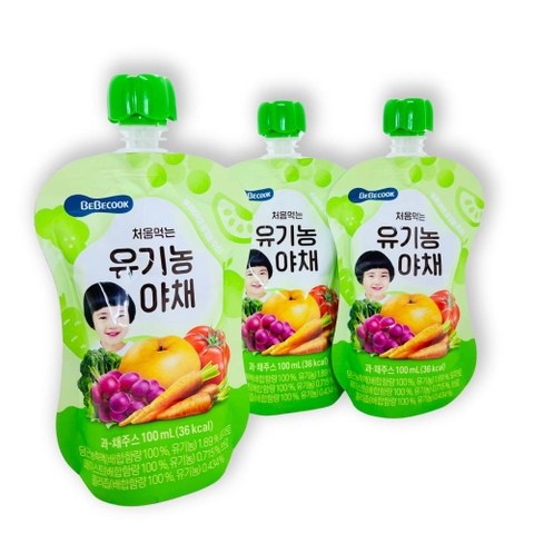 Nước trái cây cho bé BeBecook 100ml/túi