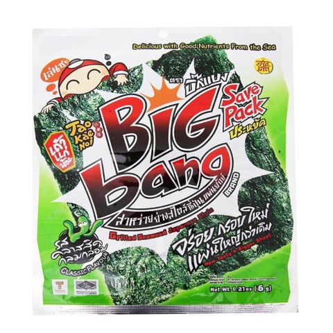 Snack rong biển TaoKaeNoi BIG BANG 6g