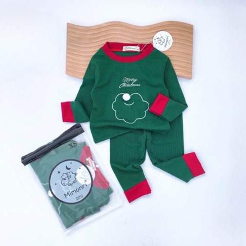 Bộ dài thun gân giáng sinh noel