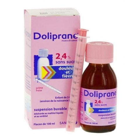 Siro hạ sốt Doliprane 100ml