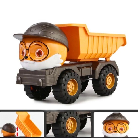 Xe đồ chơi xúc cát hình sóc