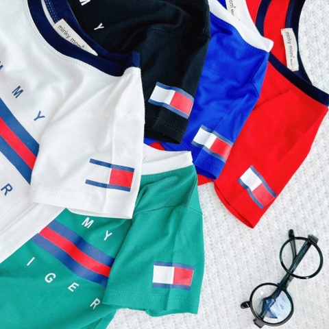 Bộ cộc thun lạnh Minky Mom thương hiệu