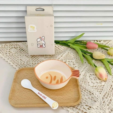 Set khay bát ăn dặm Mumbebe
