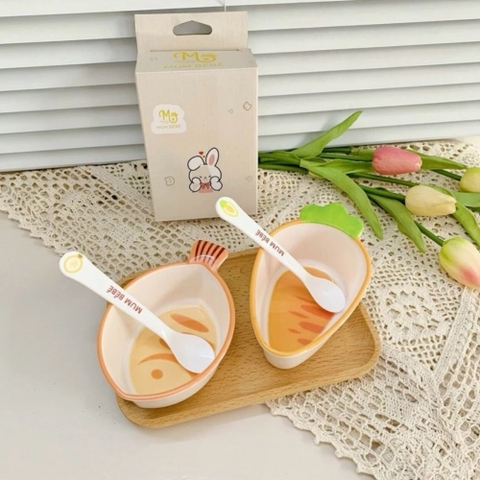 Set khay bát ăn dặm Mumbebe