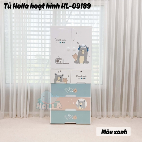 Tủ nhựa 5 tầng hoạt hình Holla