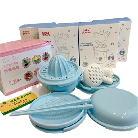 Bộ dụng cụ chế biến ăn dặm 10 chi tiết