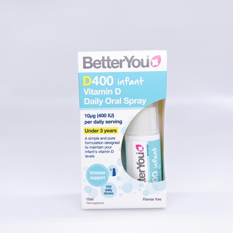 Vitamin D BetterYou Dlux D 400IU 15ml