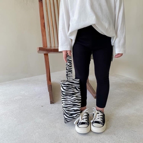 Quần dài legging màu trơn hàng xuất