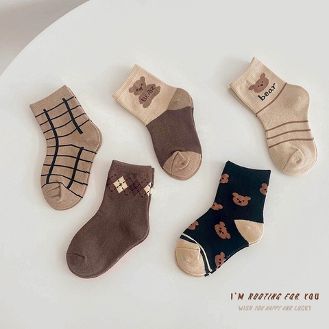 Vớ cổ cao cho bé lớn phong cách Hàn