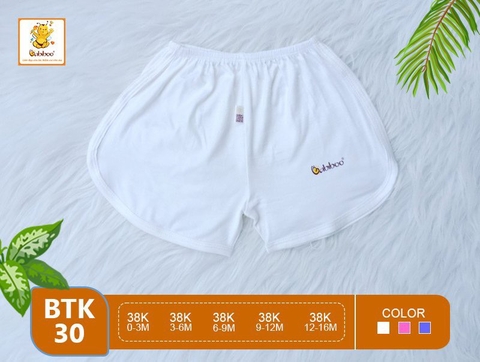 Quần ngắn sơ sinh thể thao Babiboo