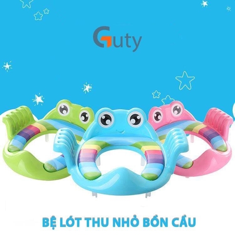 Bệ lót thu nhỏ bồn cầu hình ếch Guty