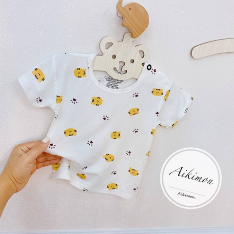 Bộ cộc hoạ tiết cài vai Akimom