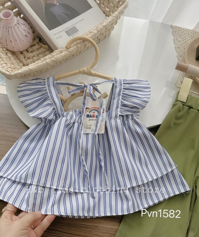 Bộ áo cánh tiên 2 tầng quần tăm dài
