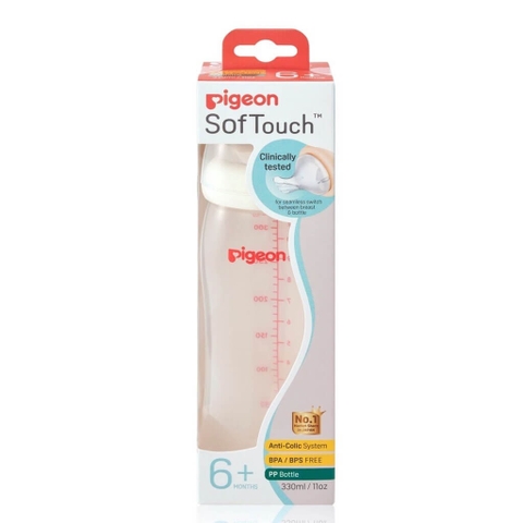 Bình sữa Pigeon Softouch PP 2020