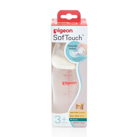 Bình sữa Pigeon Softouch PP 2020