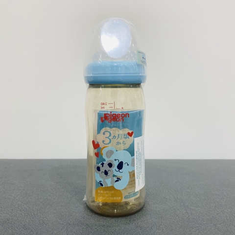 Bình sữa nội địa Pigeon PPSU Plus họa tiết