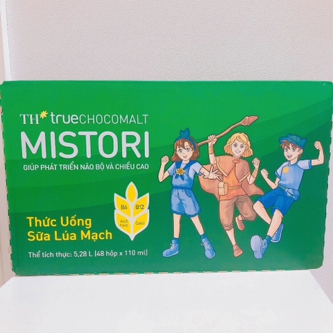 Sữa tươi TH lúa mạch Chocomalt Mistori 110ML
