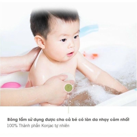 Bông tắm hữu cơ Murmur Konjac
