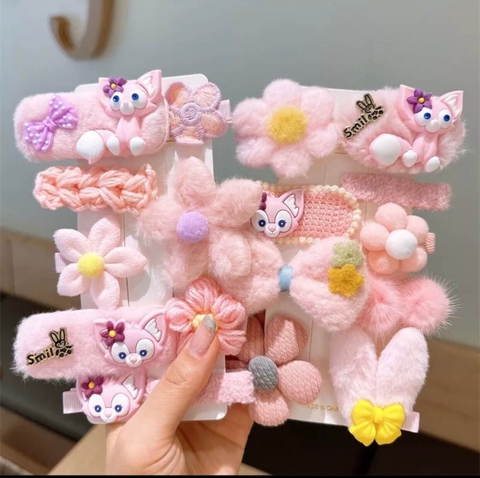 Kẹp tóc gấu dâu dễ thương