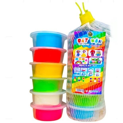 Combo 6 hũ - Đất nặn an toàn