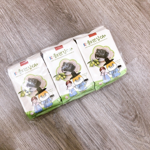Rong biển ăn liền Hàn Quốc set 3 gói
