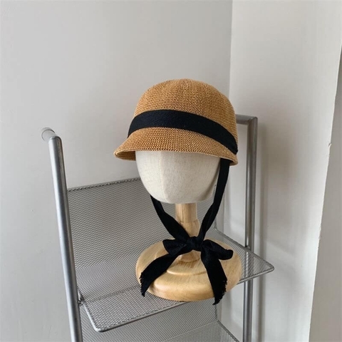 Nón cói hè lưỡi ngắn cho bé
