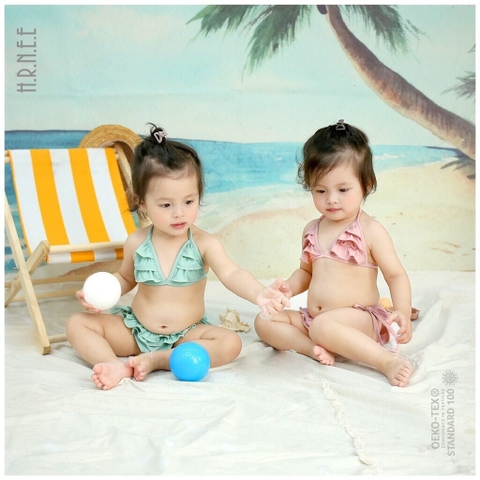 Bikini 2 mảnh bé gái Hrnee