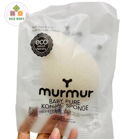 Bông tắm hữu cơ Murmur Konjac