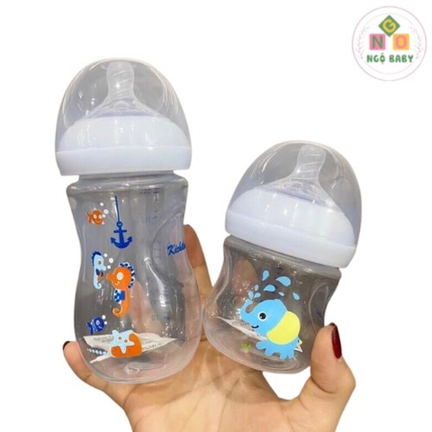 Bình sữa cổ rộng Kichi Natural