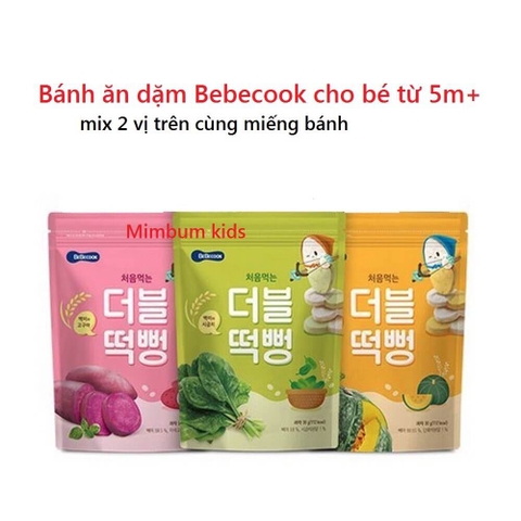 Bánh gạo hữu cơ Bebecook 5m+