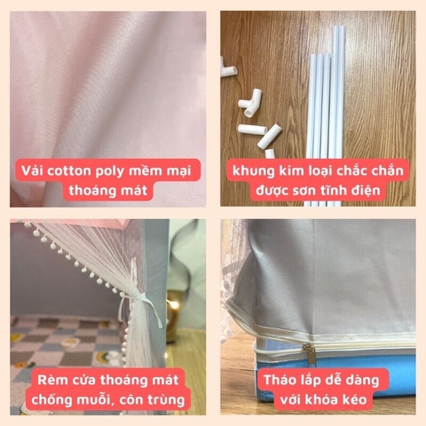 Lều công chúa cho bé