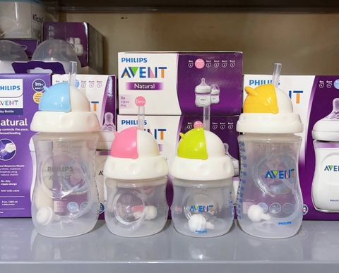 Nắp ống hút quả tạ bình Avent