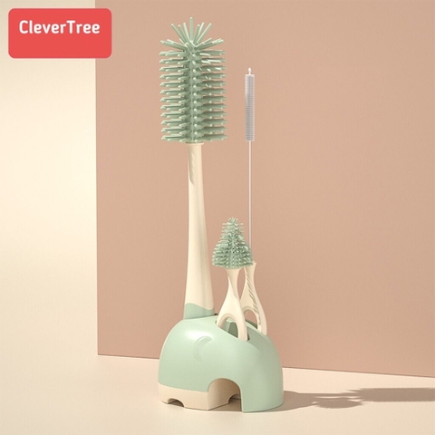 Bộ cọ rửa bình cá heo set 3 chi tiết