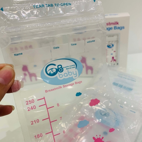 Túi trữ sữa GB Baby 250ml hộp 50 chiếc