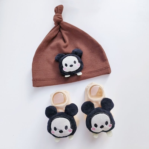 Set mũ tất hình động vậy siêu đáng yêu