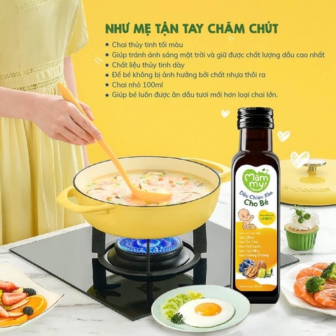 Dầu chiên xào cho bé Mămmy 100ml