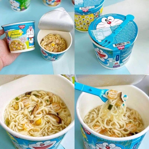 Mì ly Nissin Doraemon 6 vị Thái lan 24M+