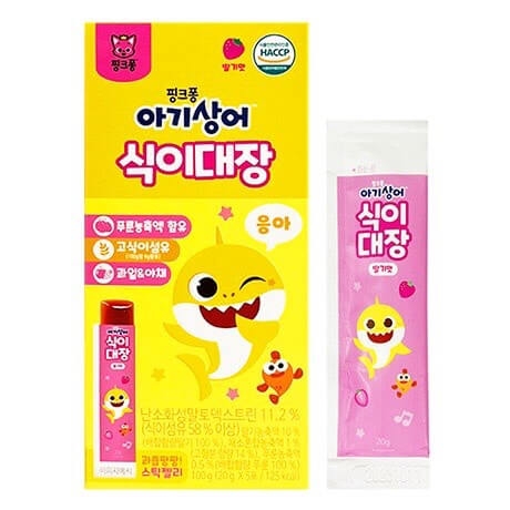 Thạch rau củ Pinkfong vị dâu tây cho bé