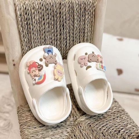 Dép sục crocs gấu nhựa eva bền đẹp cao cấp