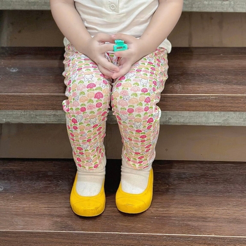 Quần legging in họa tiết mẫu ngẫu nhiên