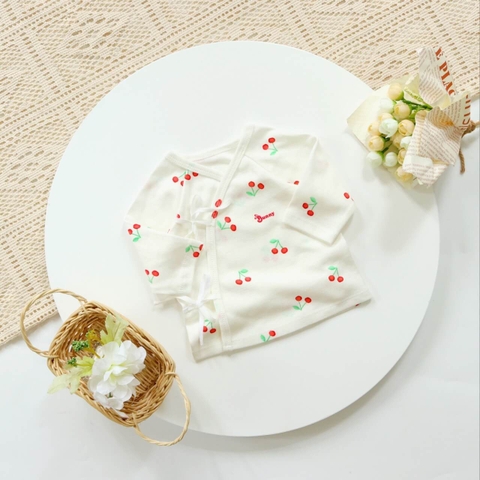 Áo sơ sinh cột dây cao cấp Bunny