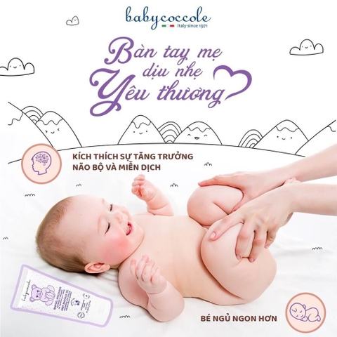 Gel massage cho bé Babycoccole 0M+