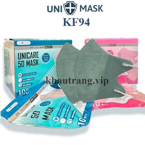 Khẩu trang 5D Uni Care 3 lớp kháng khuẩn (Quà tặng)