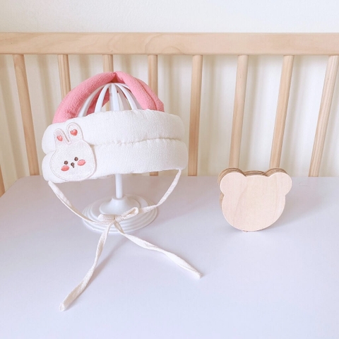 Mũ bảo vệ đầu Monona hình gấu thỏ cho bé