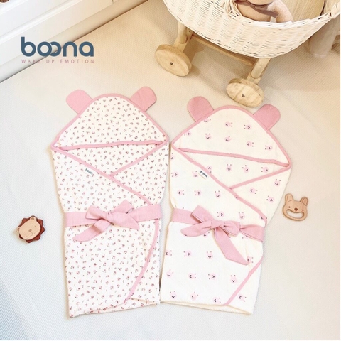 Ủ choàng xô muslin Boona có đai