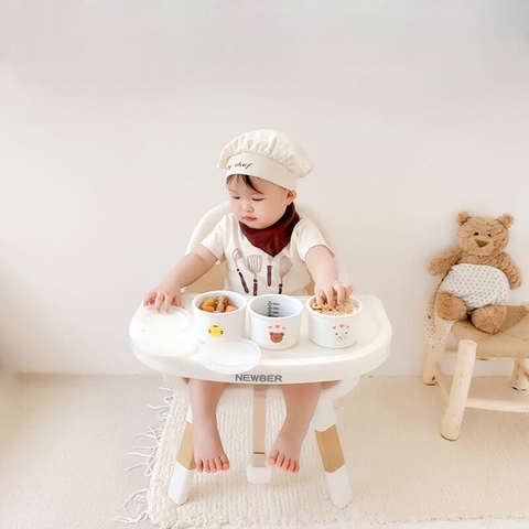 Thố sứ đựng đồ ăn dặm cho bé phong cách Hàn Quốc